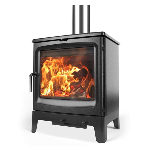 Saltfire Peanut Bignut 5 Wood Burning Stove 5kW Cast Iron Stovefitter